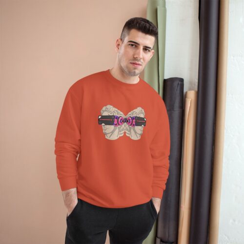 Retro Greek Sci-fi Graphic Champion Sweatshirt